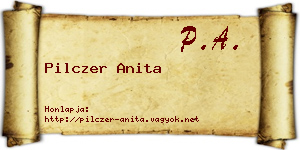 Pilczer Anita névjegykártya